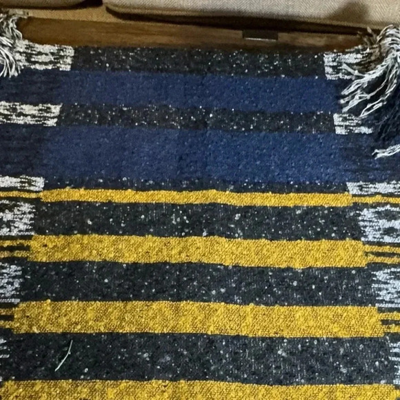 NWT lulla collection by bindya fashion scarf from nordstrom navy multi color - Picture 2 of 7